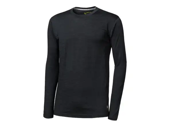 Sensor Merino Cordura men's long sleeve shirt Black