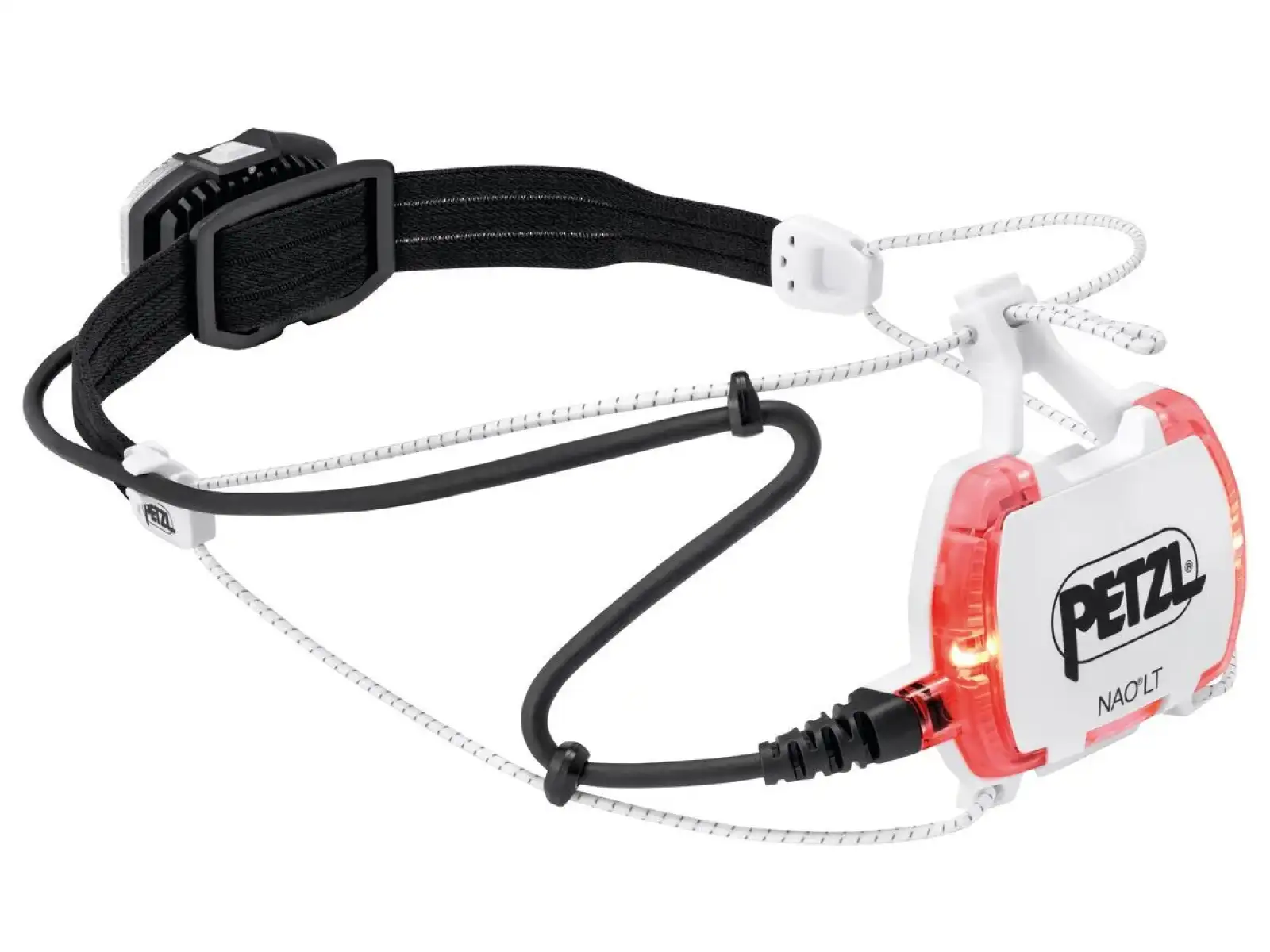 Petzl Nao LT headlamp black and white