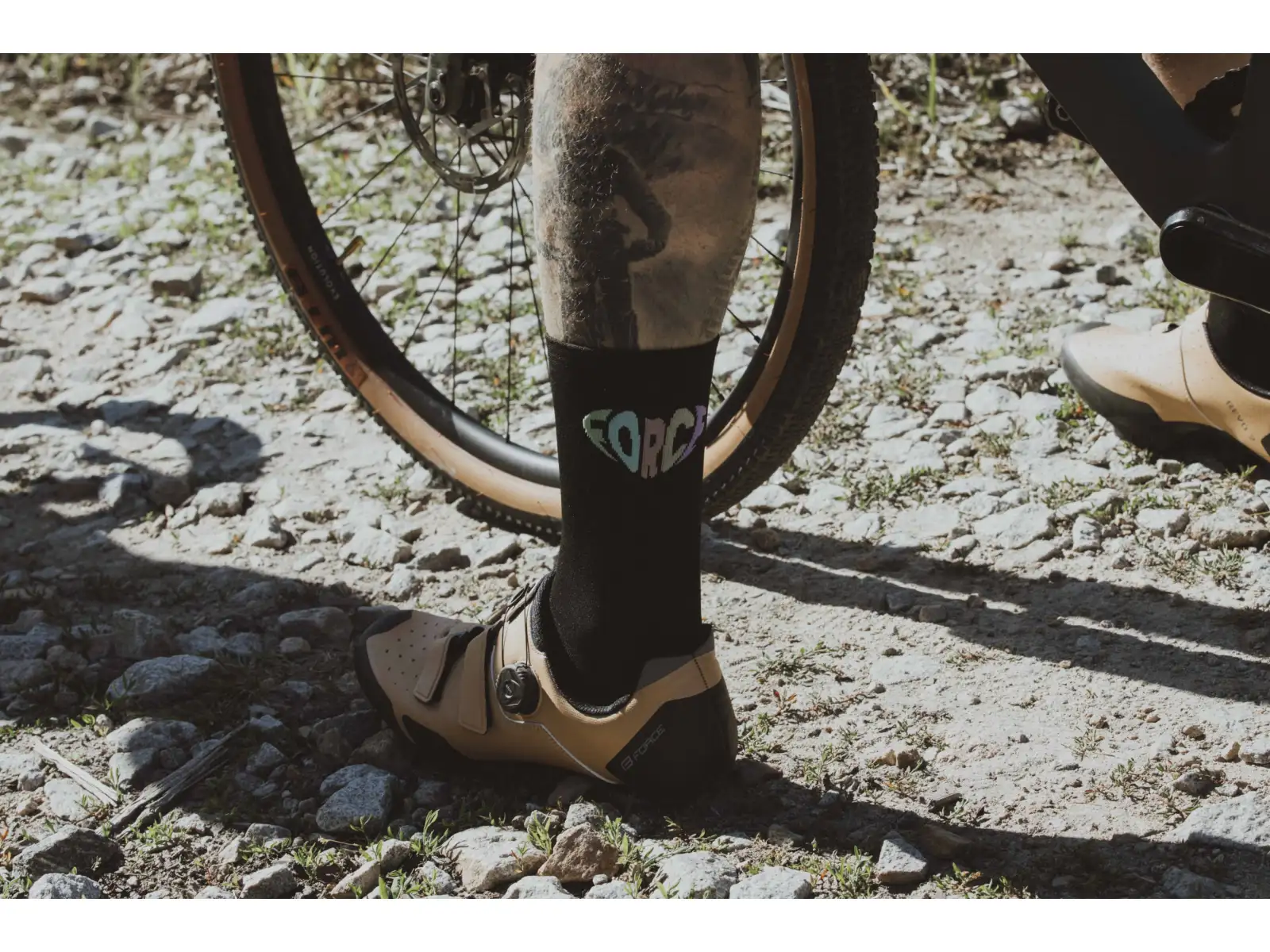 Force In Heart long socks black