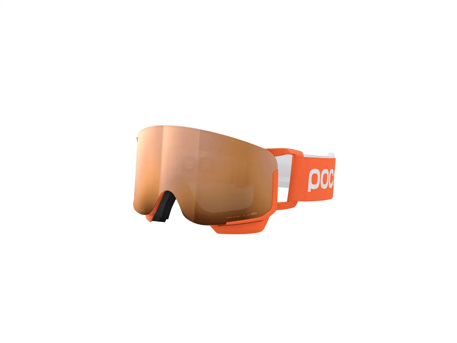 POC POCito Nexal kids ski goggles Fluorescent Orange/Partly Sunny Light Orange