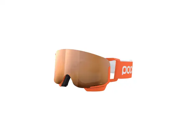 POC POCito Nexal kids ski goggles Fluorescent Orange/Partly Sunny Light Orange