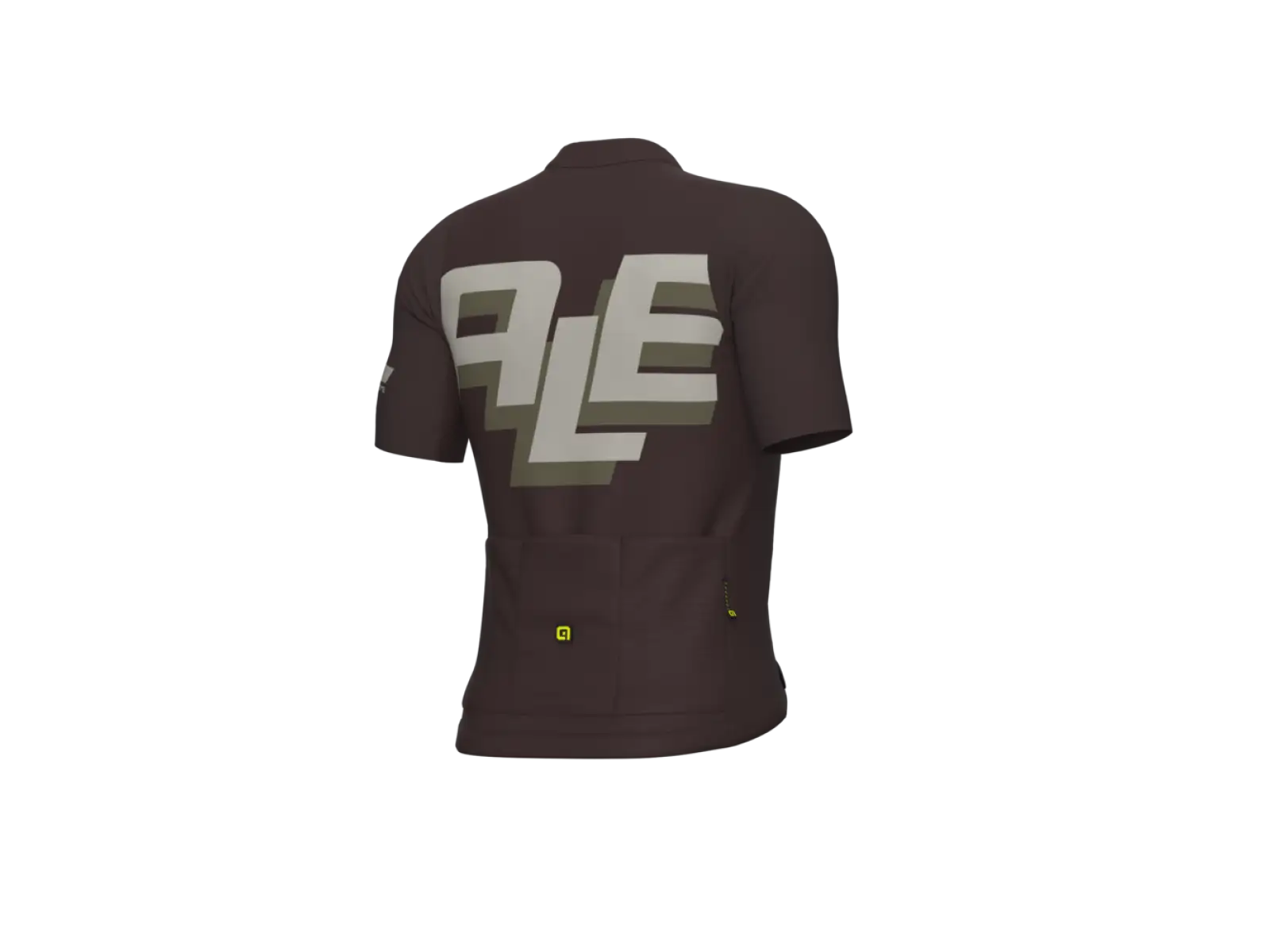 Alé PR-E Sauvage men's cycling jersey short sleeve Brown