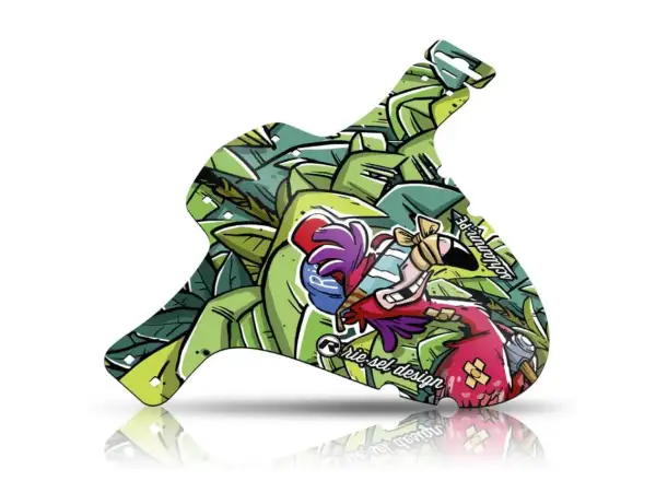 Rie:sel Design Schlamm:PE front mini mudguard flowmingo