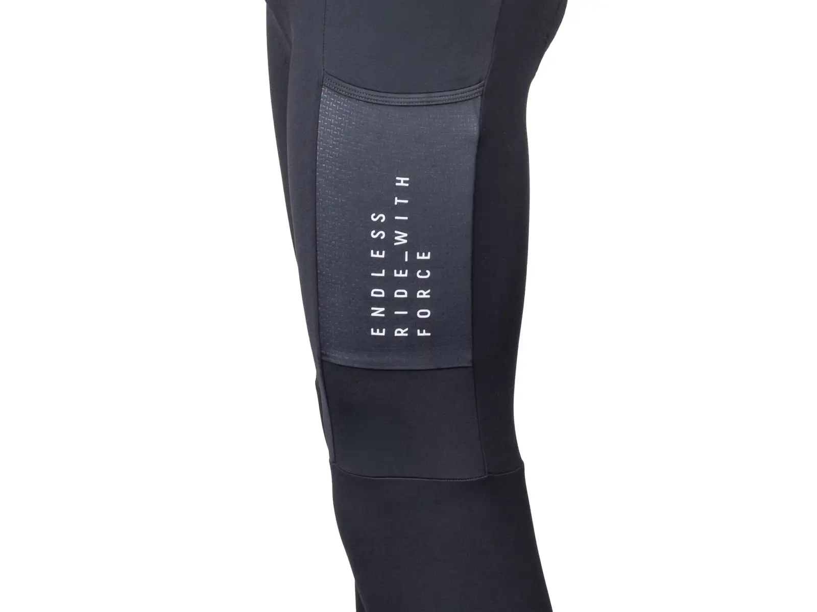 Force Endless men's bib pants with pad Black