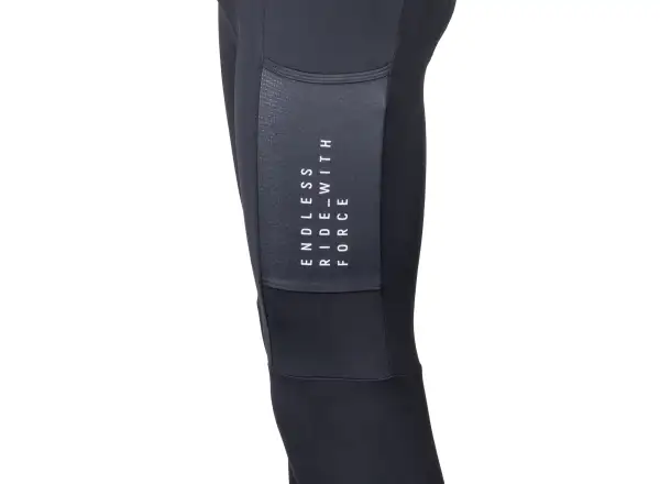 Force Endless men's bib pants with pad Black