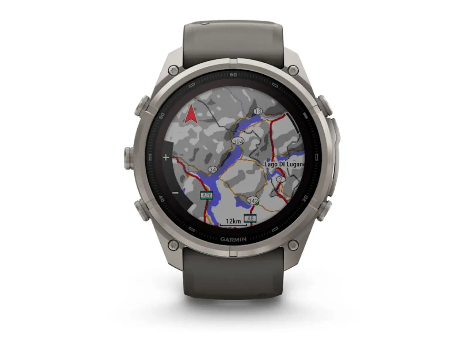Garmin Fénix 9 Pro inReach Solar 51 mm smart watch Titanium Pebble Gray/Silver Gray