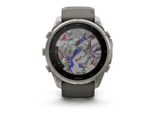 Garmin Fénix 9 Pro inReach Solar 51 mm smart watch Titanium Pebble Gray/Silver Gray
