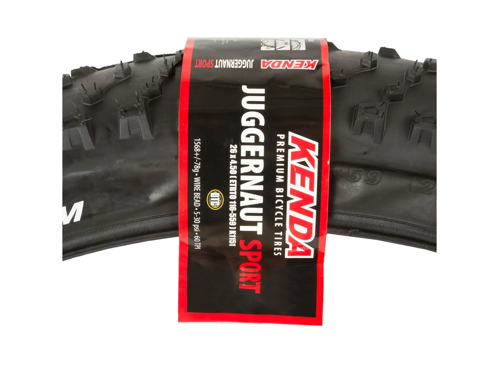 Kenda Juggernaut Sport 26x4,50-1151 tire wire