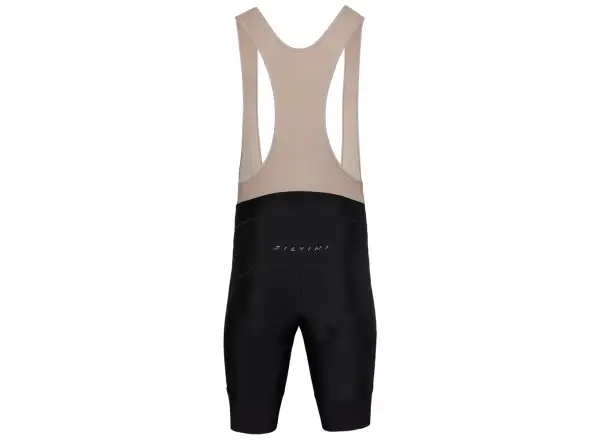 Silvini Suelo men's bib shorts with insert Black/Cream
