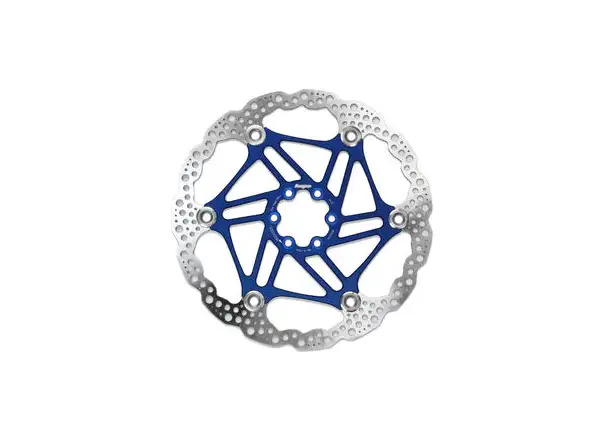 Hope Floating disc 203mm brake rotor blue