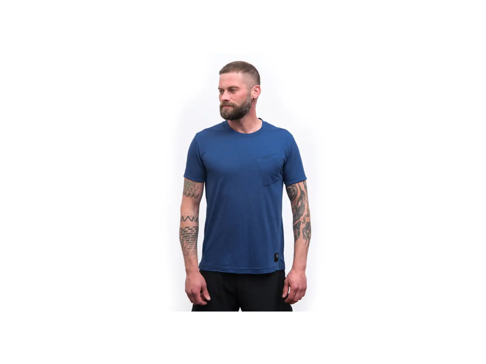 Sensor Merino Air Traveller men's T-shirt short sleeve blue