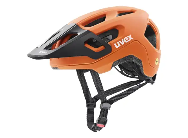 Uvex React JR. Mips helmet Papaya Natt