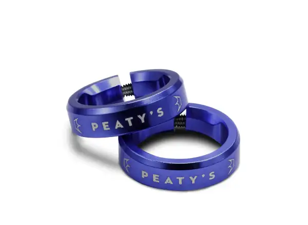 Peaty's Monarch Lock Ring grip collar Navy