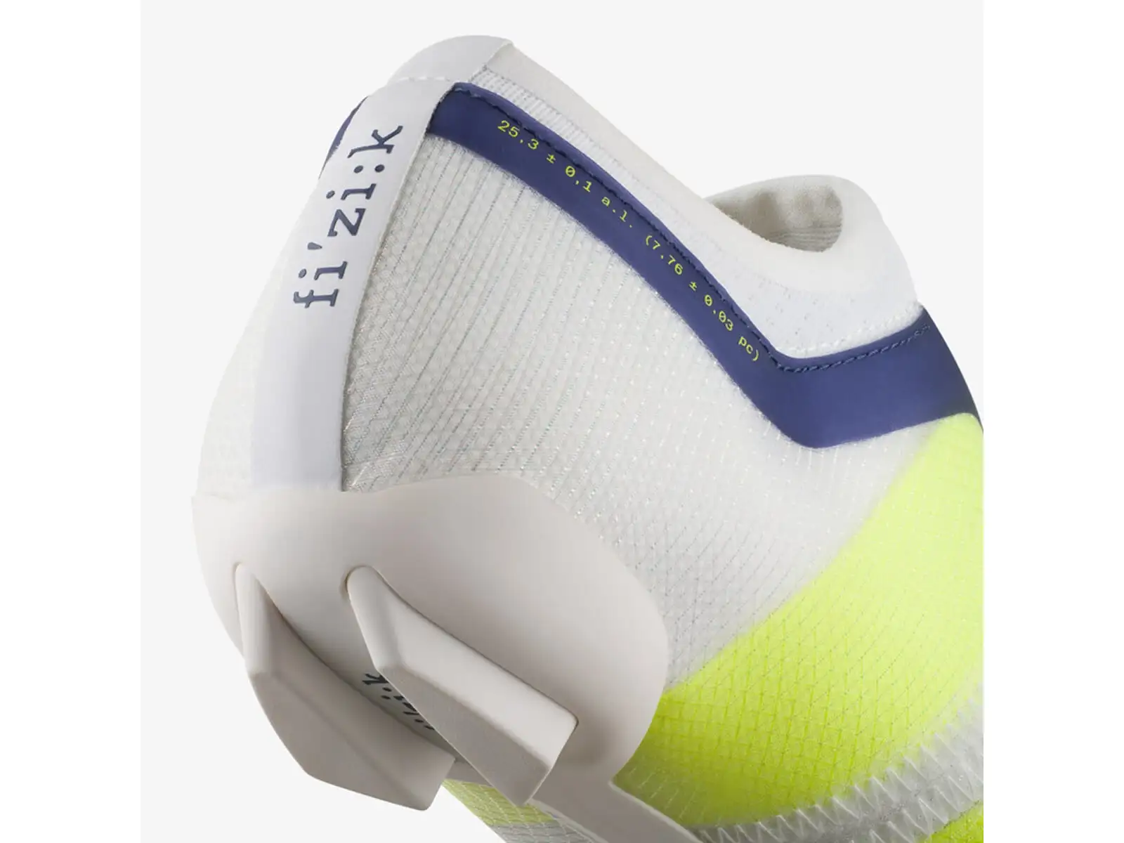 Fizik Vento Vega Carbon road cycling shoes White/Yellow Fluo