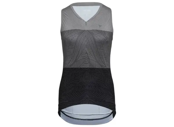 Silvini Escolca women's sleeveless jersey Black/Charcoal