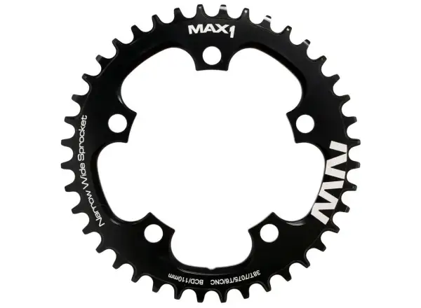 Max1 Narrow Wide chainring BCD110, 38T black