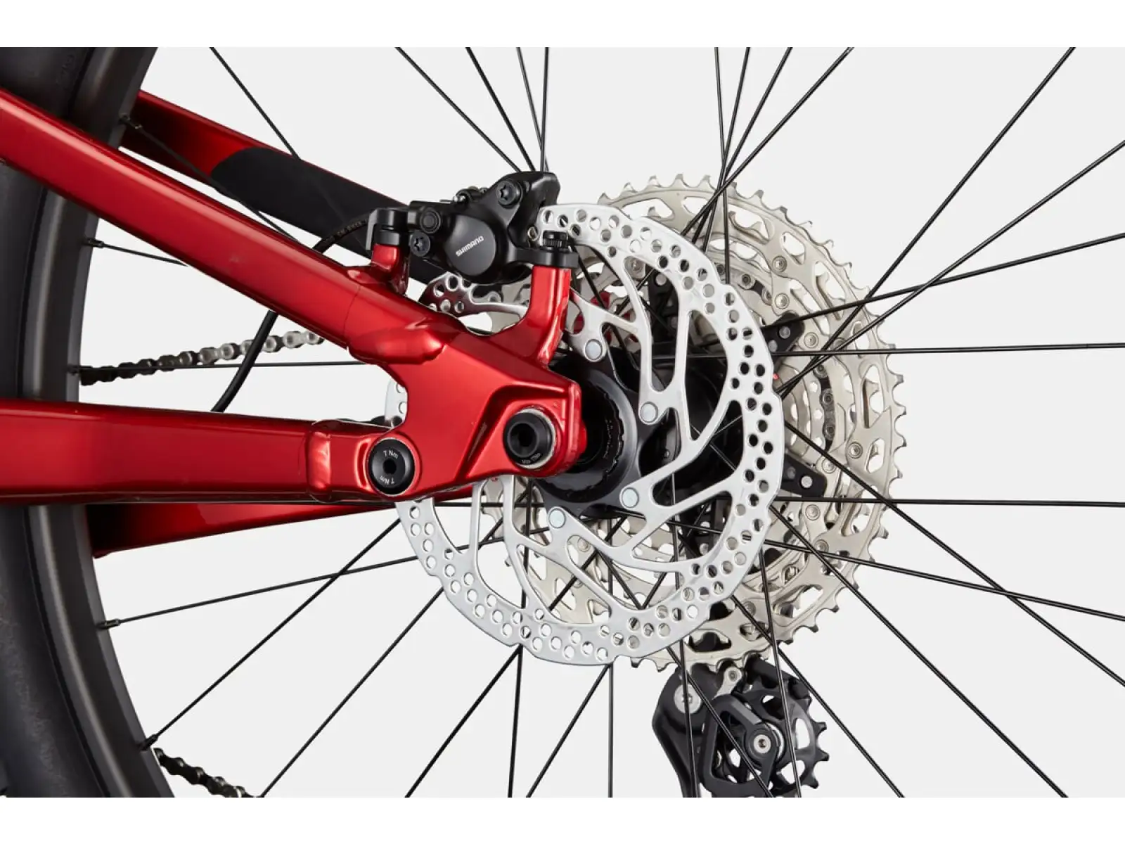 Cannondale Habit 4 full suspension mountain bike Candy Red