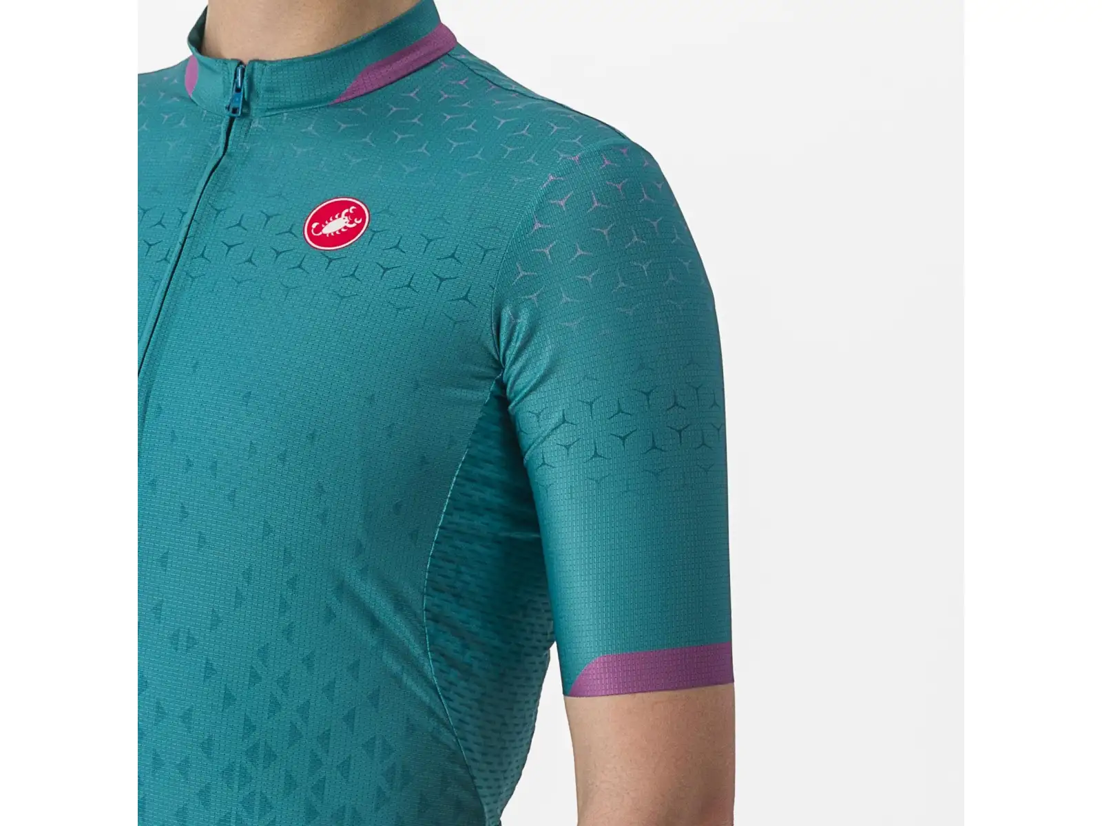 Castelli Pezzi women's jersey short sleeve Quetzal Green