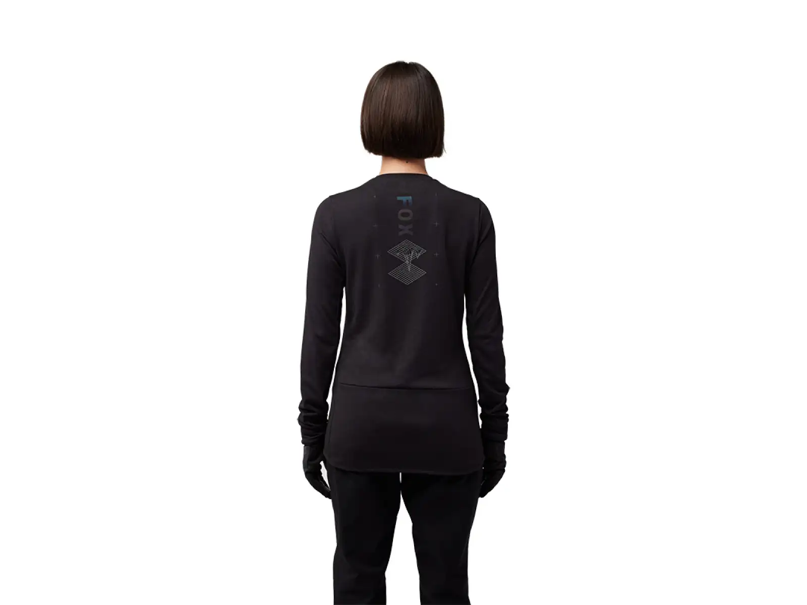 Fox Ranger Dr Md Lunar women's long-sleeve jersey Black