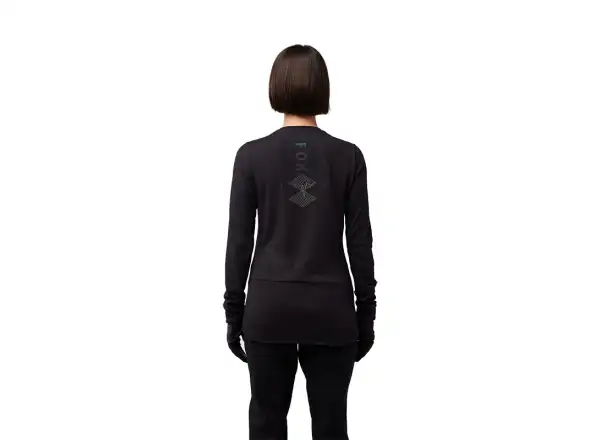 Fox Ranger Dr Md Lunar women's long-sleeve jersey Black
