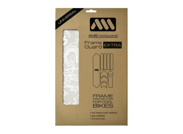 All Mountain Style frame protection decals Extra Signature White