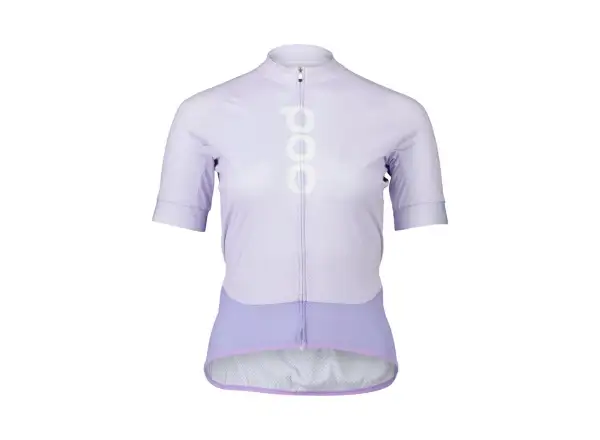 POC Essential Road Logo women's jersey short sleeve Purple Amethyst/Purple