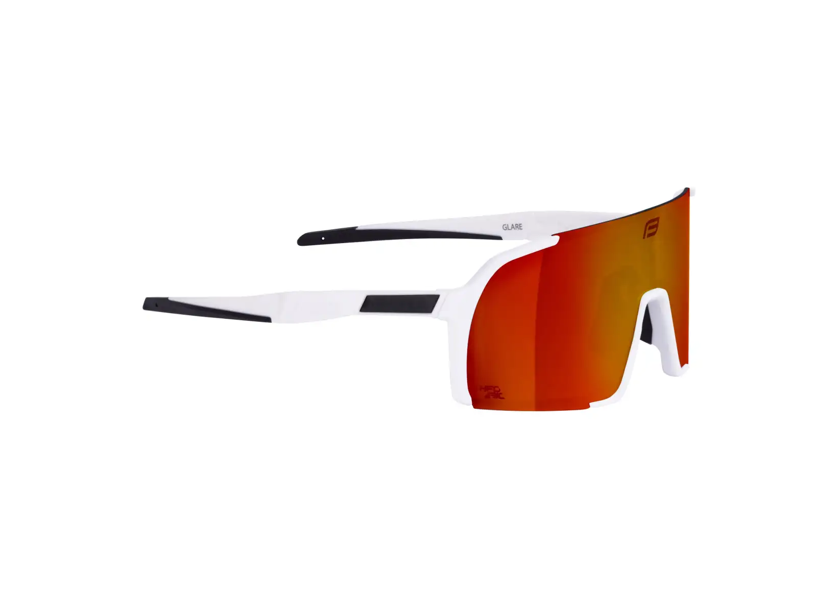 Force Glare glasses white/red mirror lens