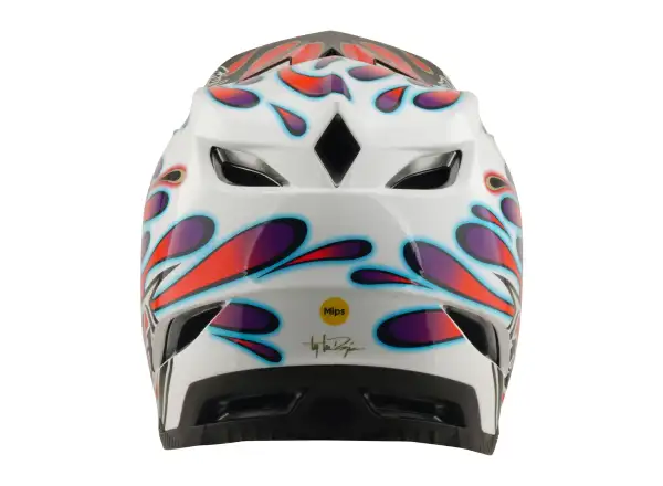 Troy Lee Desing D4 Composite Mips helmet White/Red