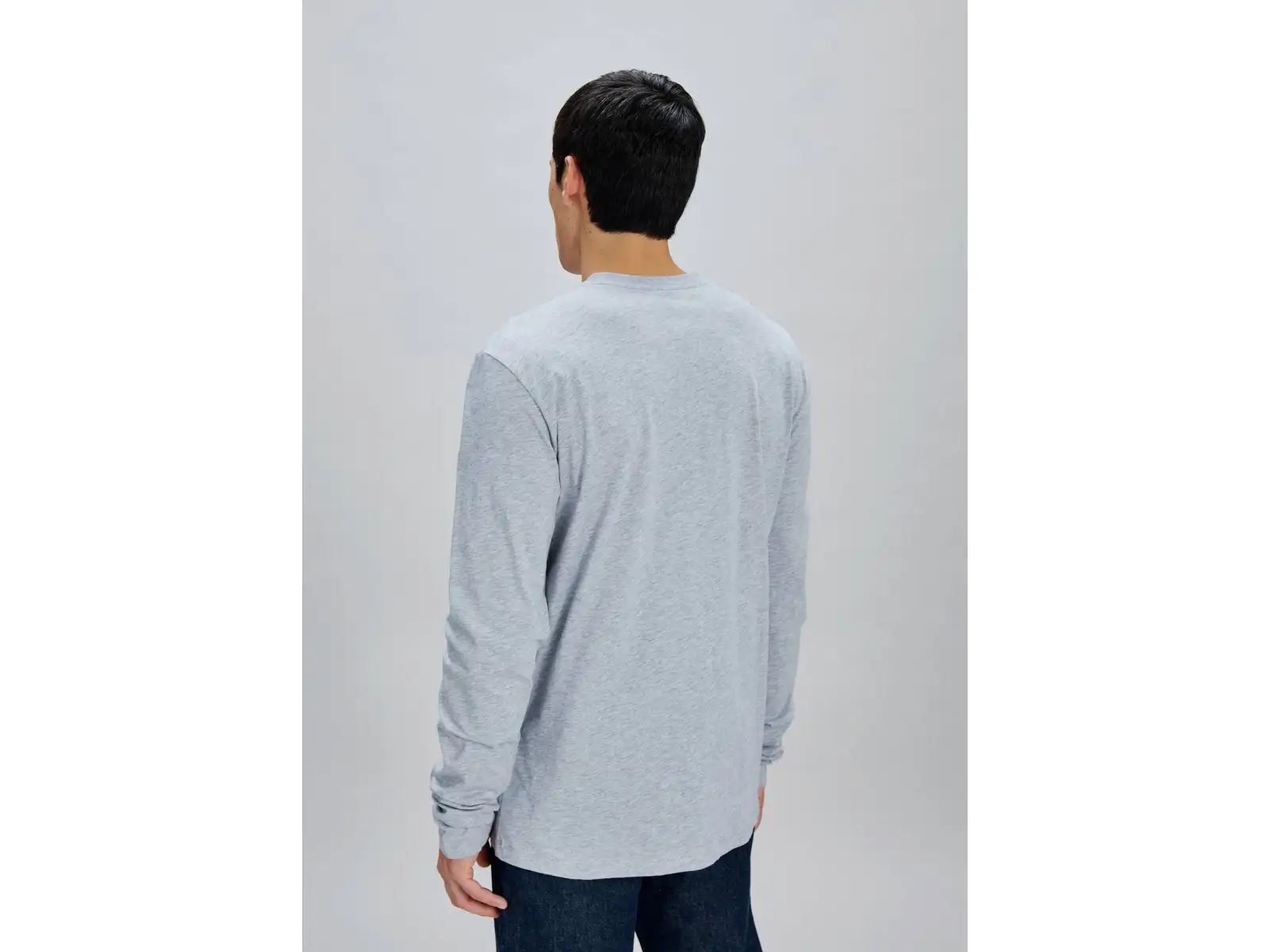 POC L/S Tee long sleeve T-shirt Grey Melange