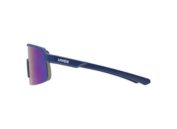 Uvex Dyrt JR. kids glasses Blue Matt/Mirror Green