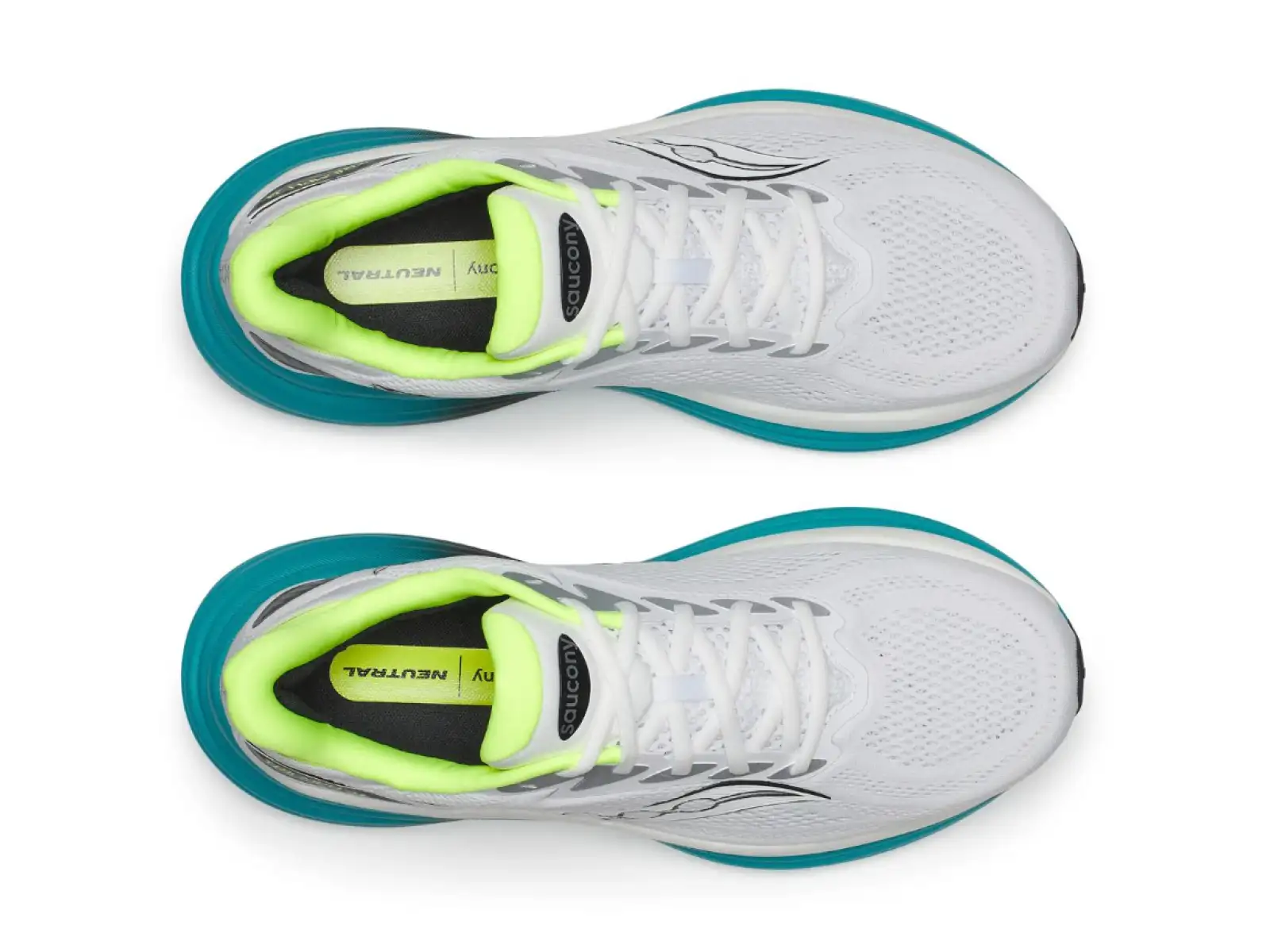 Saucony Triumph 24 men's running shoes White/Tranquil