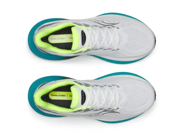 Saucony Triumph 24 men's running shoes White/Tranquil