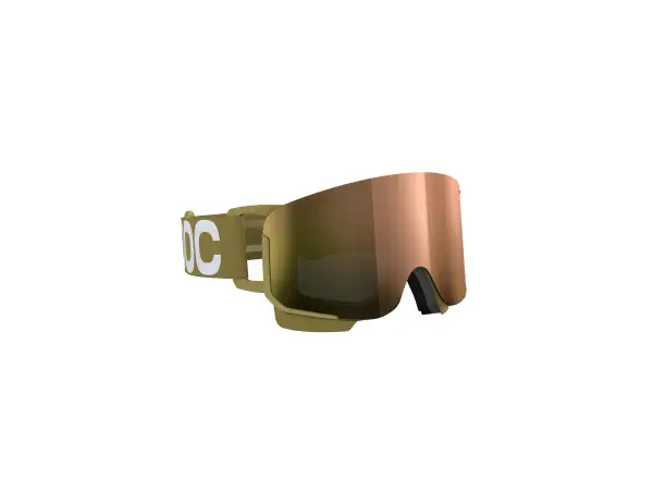 POC Nexal WF ski goggles Olivine Green/Partly Sunny Rose Gold