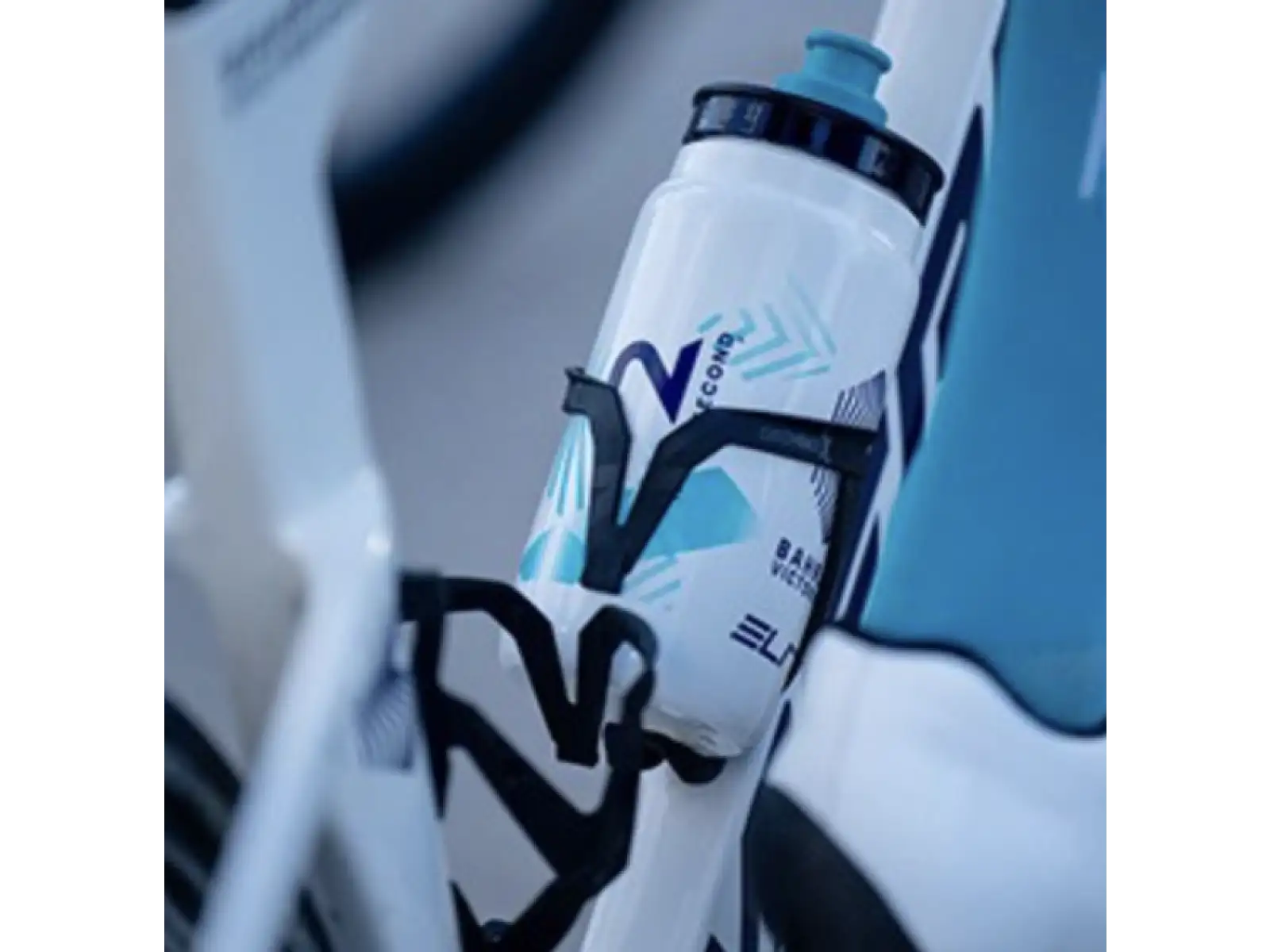 Elite Custom Race X bottle cage gloss fluo pink/white