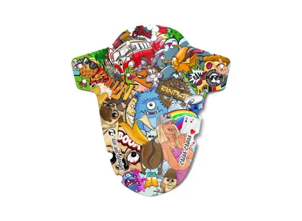 Rie:sel Design Criss:cross mudguard Stickerbomb Eyecatcher