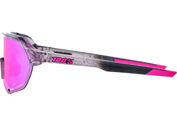 100% S2 Tokyo Night Glasses Polished Translucent Grey/Purple