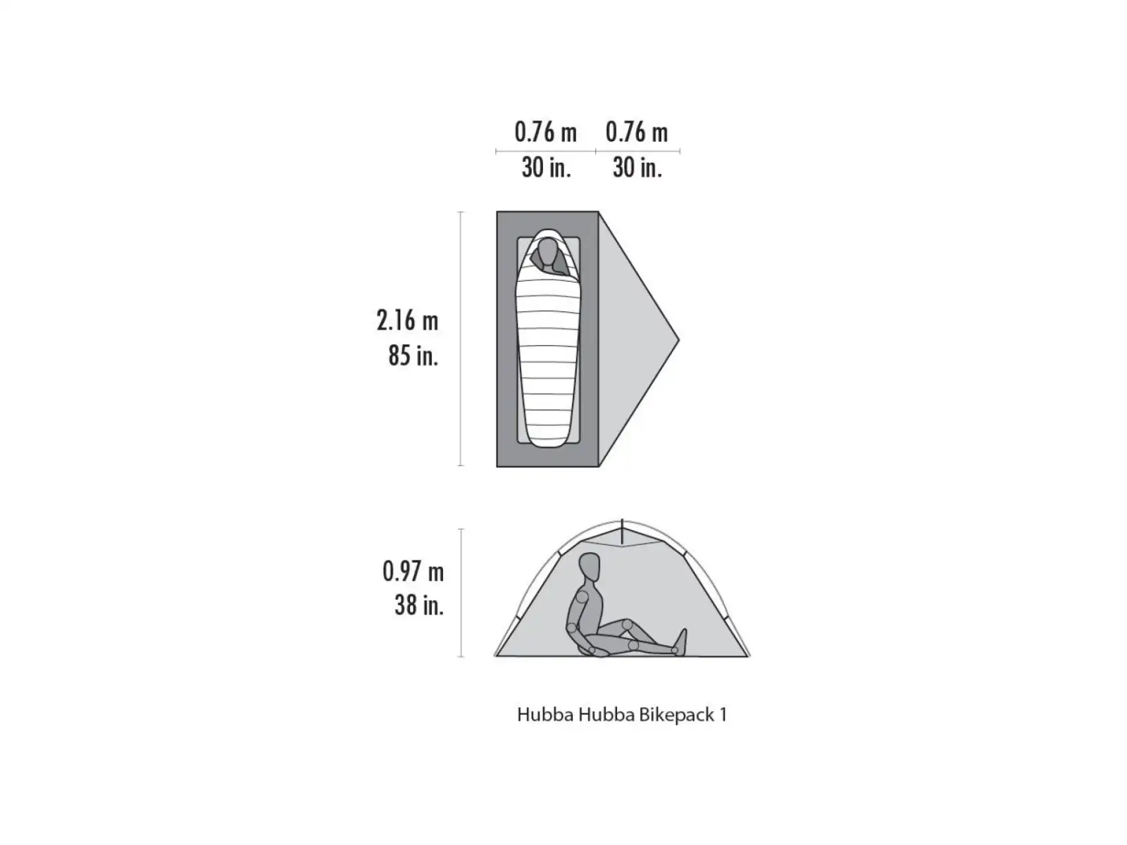 MSR Hubba Hubba Bikepack 1-Person Tent