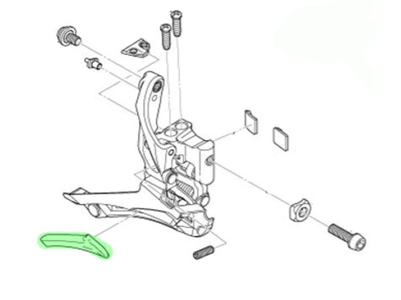 Shimano replacement part for front derailleur FD-6800