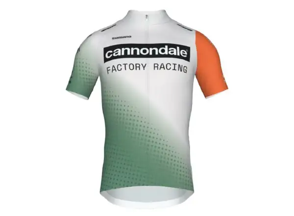 Cannondale CFR Replica 2025 men's jersey short sleeve green/red
