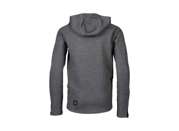 POC Merino Zip Hood Jr Sylvanite children's sweatshirt Grey Melange