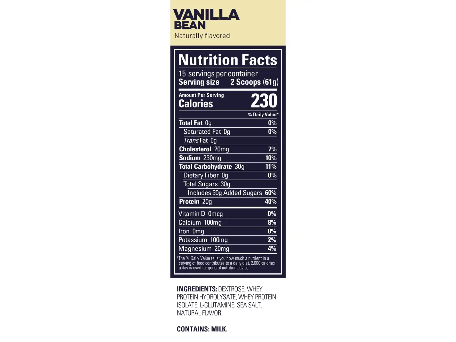 GU Roctane Recovery Drink Mix recovery drink bag 930 g Vanilla Bean