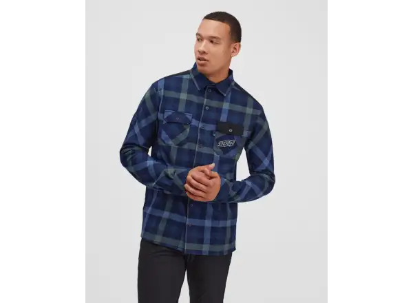 Silvini Farini men's shirt navy/garden