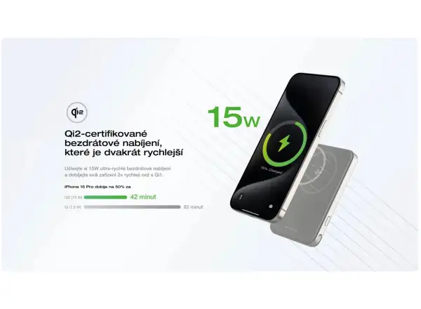 EcoFlow RAPID 5,000 mAh magnetic power bank light blue
