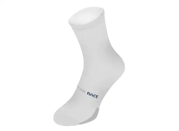 R2 Endurance cycling socks white