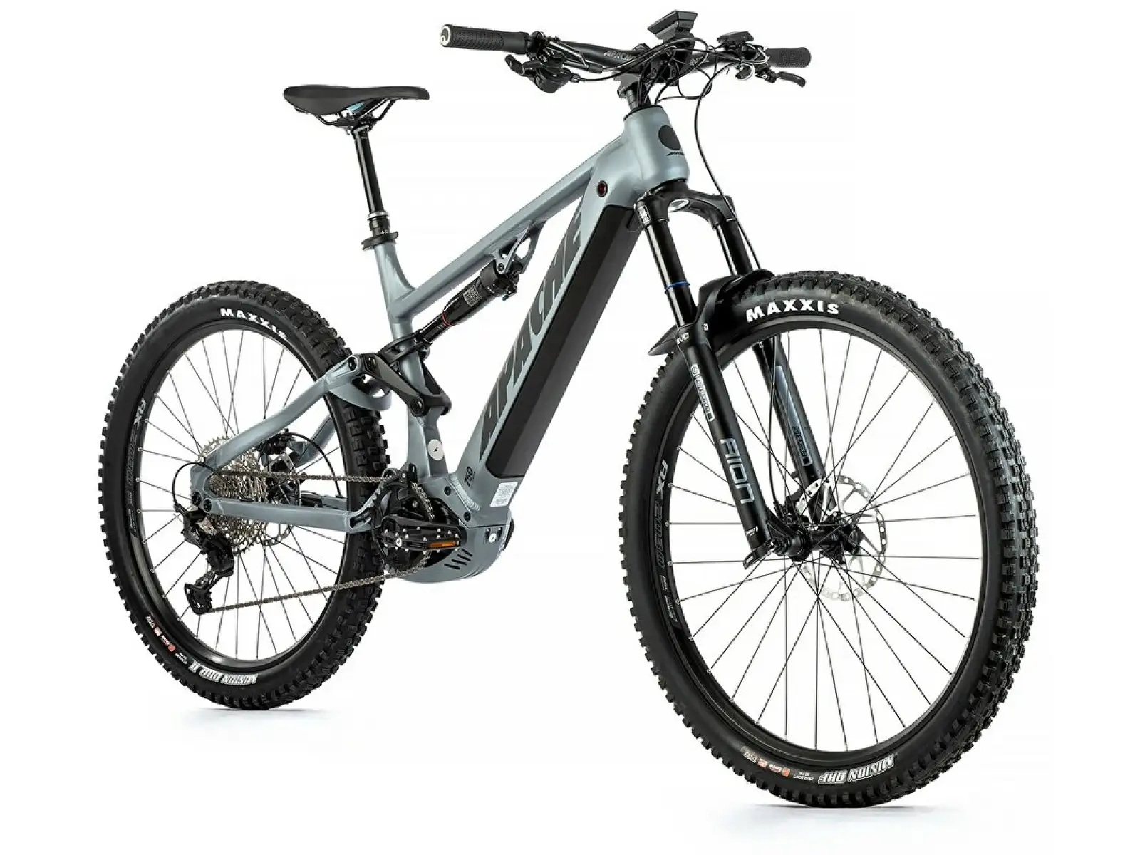 Apache Quruk 1 full-suspension e-bike gray