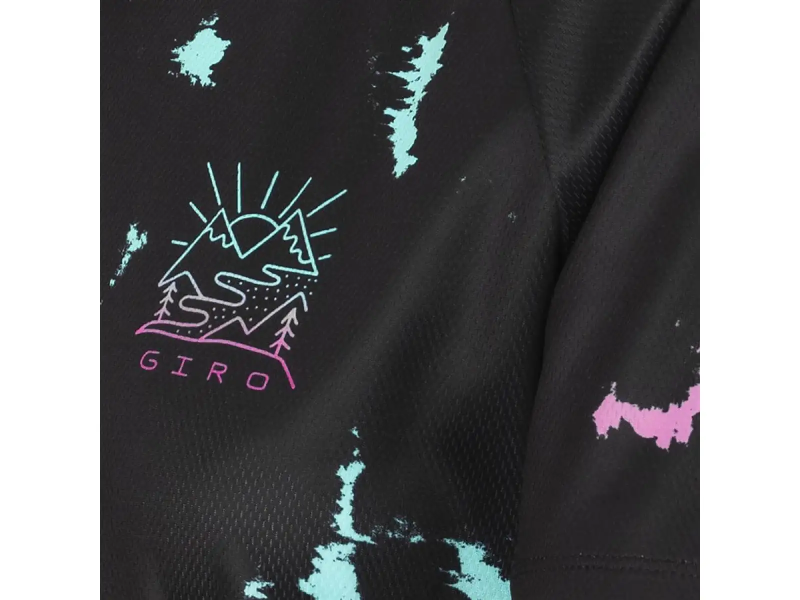 Giro Roust women's jersey short sleeve Black Ice Dye
