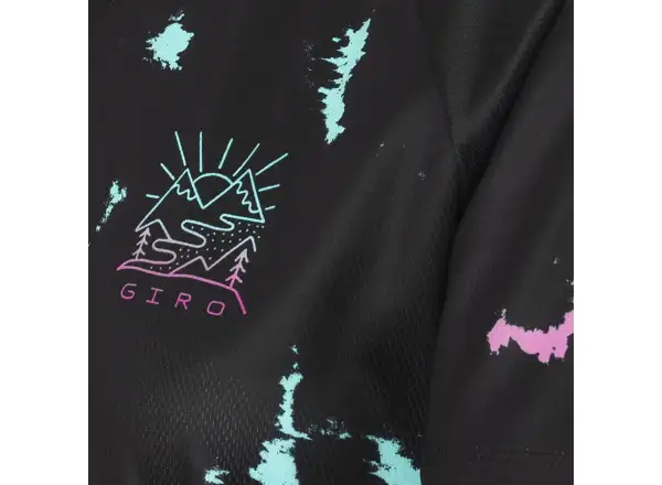 Giro Roust women's jersey short sleeve Black Ice Dye
