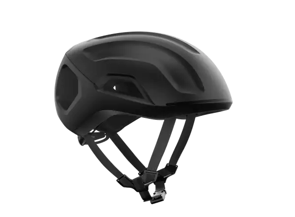 POC Ventral Tempus MIPS road helmet Uranium Black Matt