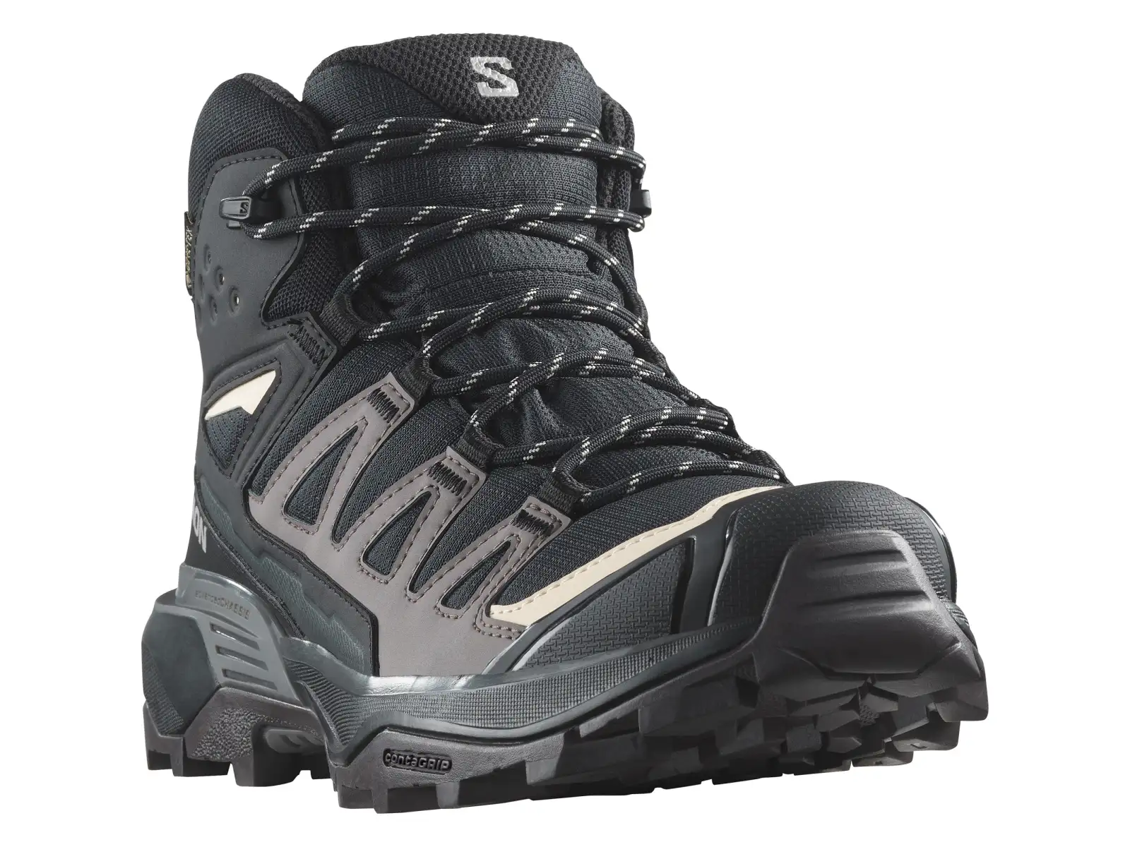 Salomon X Ultra 360 MID GTX women's hiking shoes Black/Plum Kitten/Shale