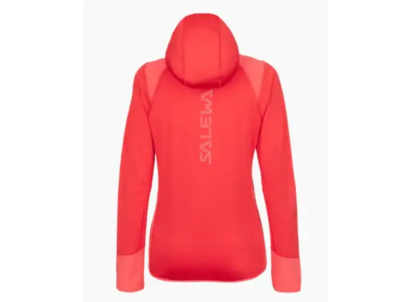 Salewa Agner Hybrid PL/DST women's sweatshirt calypso coral mel